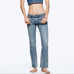 Zara low rise jeans